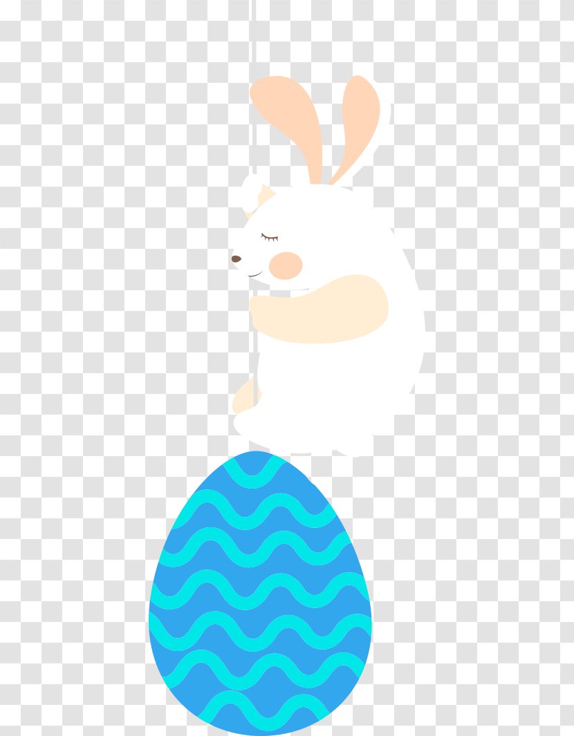 Water Turquoise Clip Art - Area - Cute Easter Eggs Hanging Transparent PNG