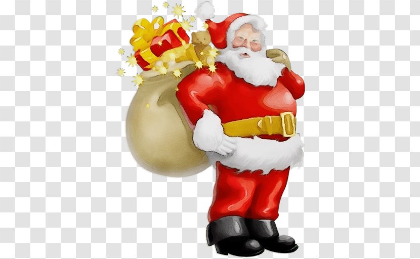 Santa Claus - Figurine - Christmas Ornament Fictional Character Transparent PNG