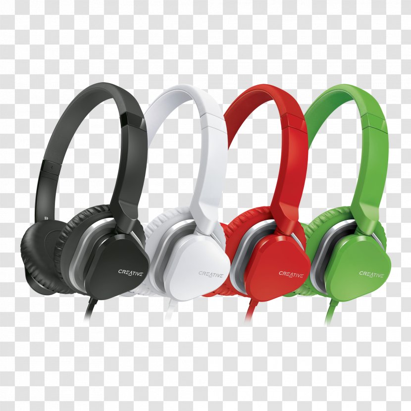 Microphone Headphones Audio Creative Technology Loudspeaker - Headset - Categories Transparent PNG