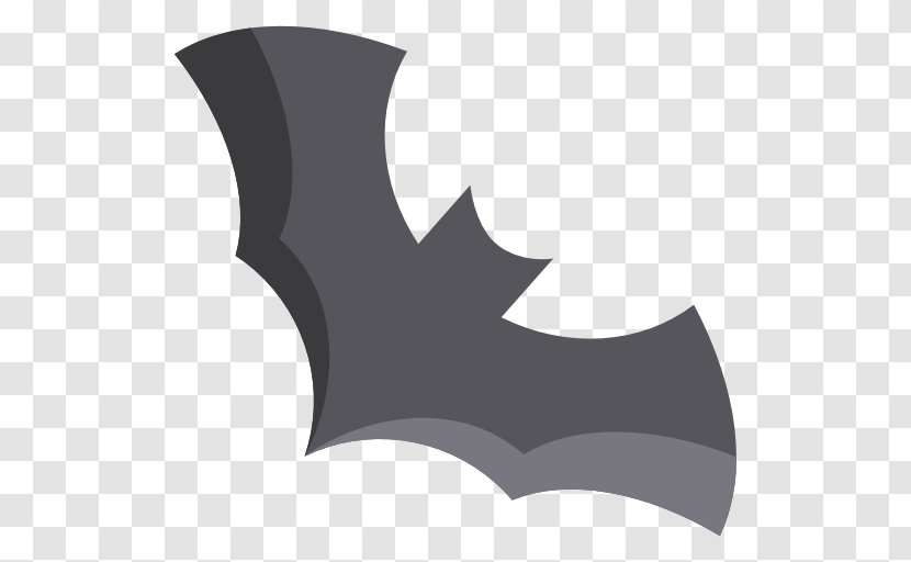 Bat Animal Icon - Black Transparent PNG