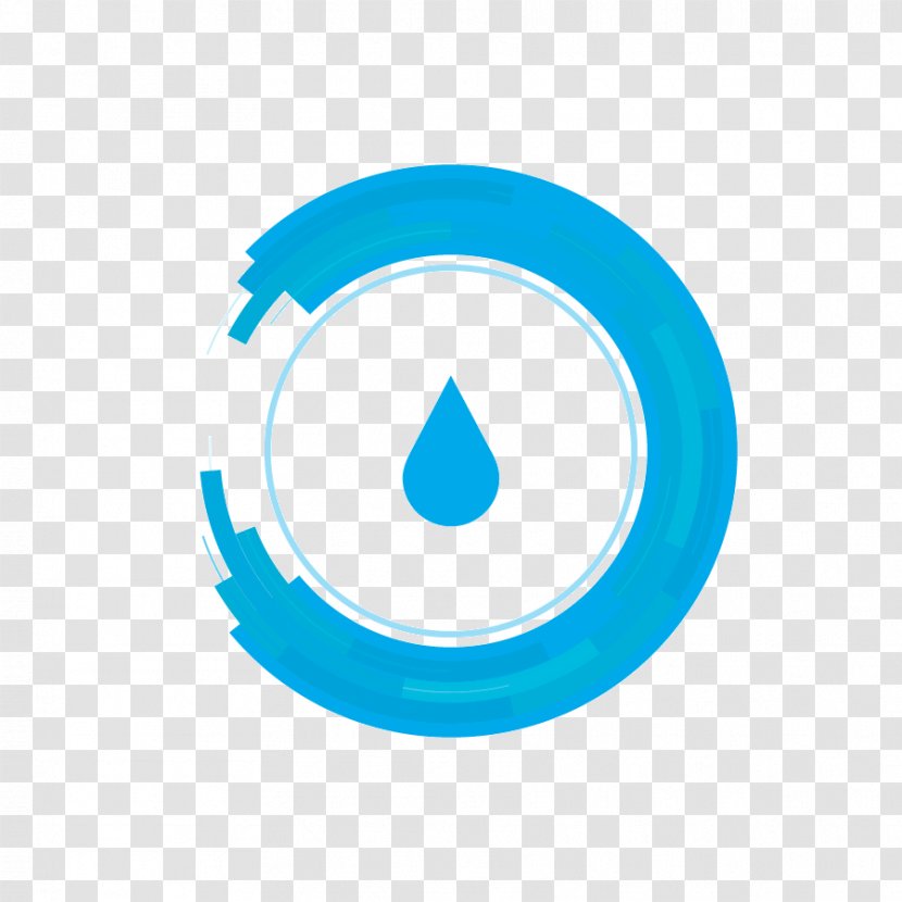 Logo Brand Font - Aqua - Circle Transparent PNG