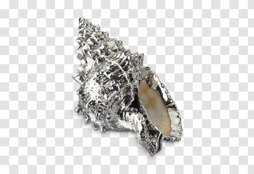Silver Jewellery Buccellati Metal Seashell - Cornuta Transparent PNG