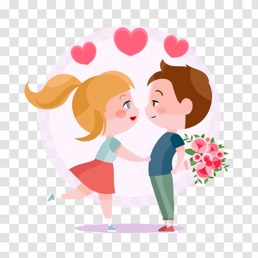 Valentines Day Love Gift February 14 Couple - Frame - Wedding Cartoon Download Transparent PNG