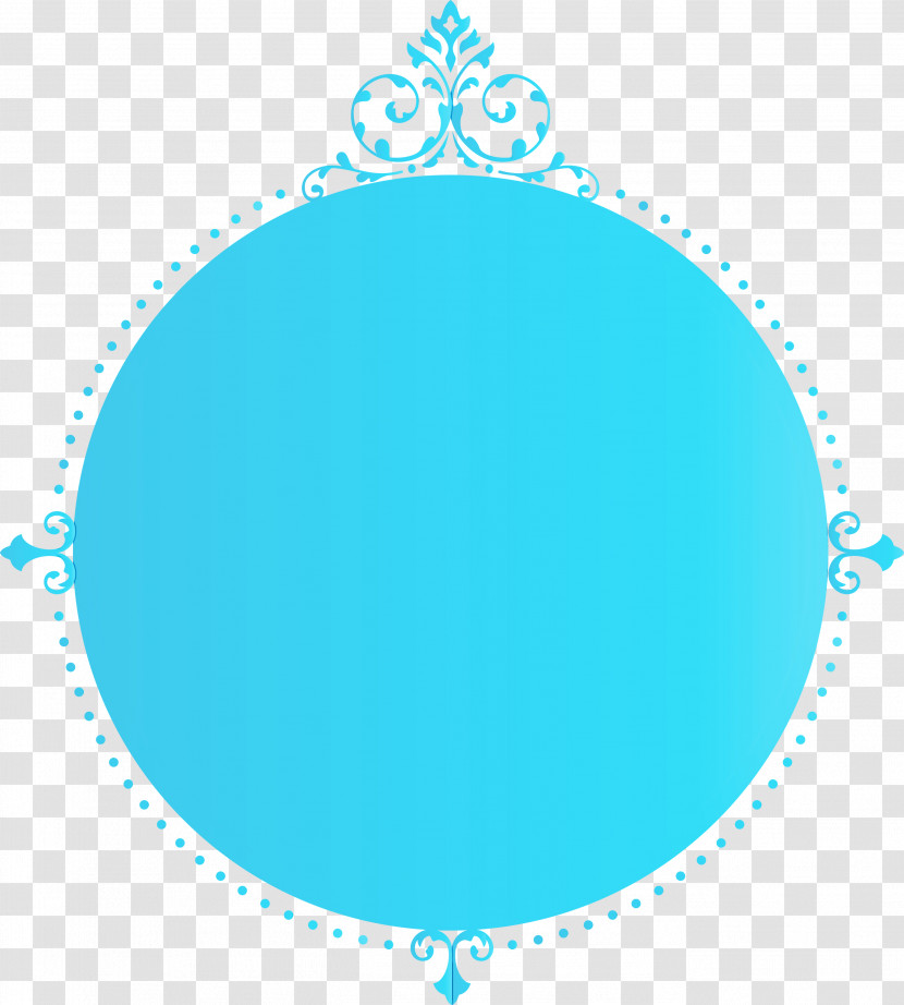 Aqua Turquoise Blue Teal Circle Transparent PNG