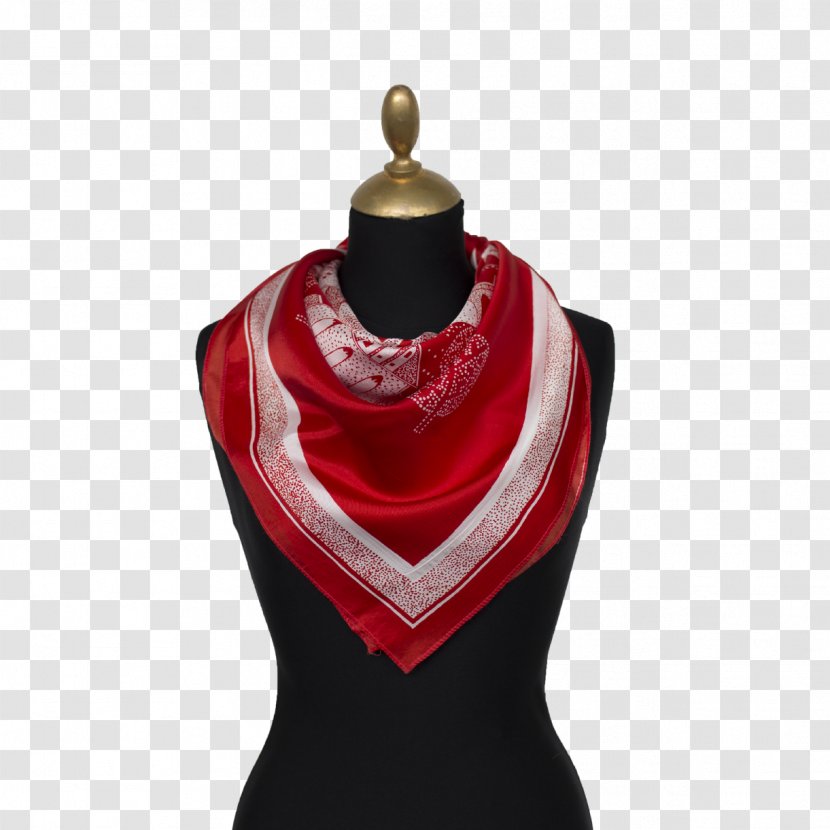 Scarf Red Fashion Hat Vintage - White - Second Hand Transparent PNG