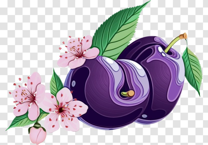 Plant Purple Violet Lilac Flower - Leaf Transparent PNG