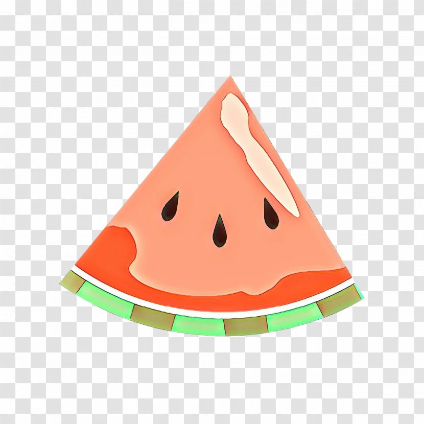 Watermelon Party Hat Triangle Transparent PNG
