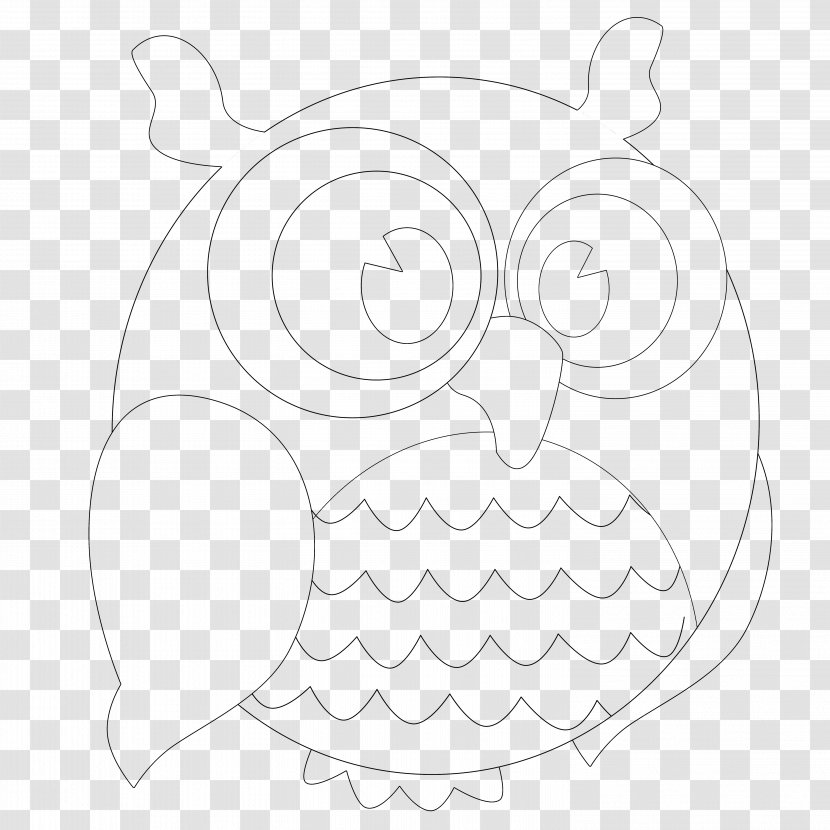 Owl Template Beak Pattern - Artwork - Watercolor Transparent PNG