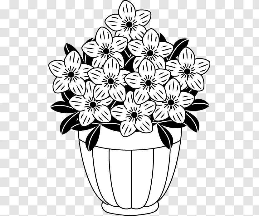 Floral Design Cut Flowers /m/02csf Drawing - White - Potted Transparent PNG