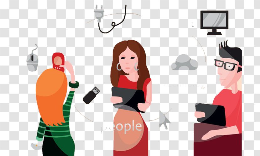 Illustration - Frame - Men Women Self-plug Transparent PNG