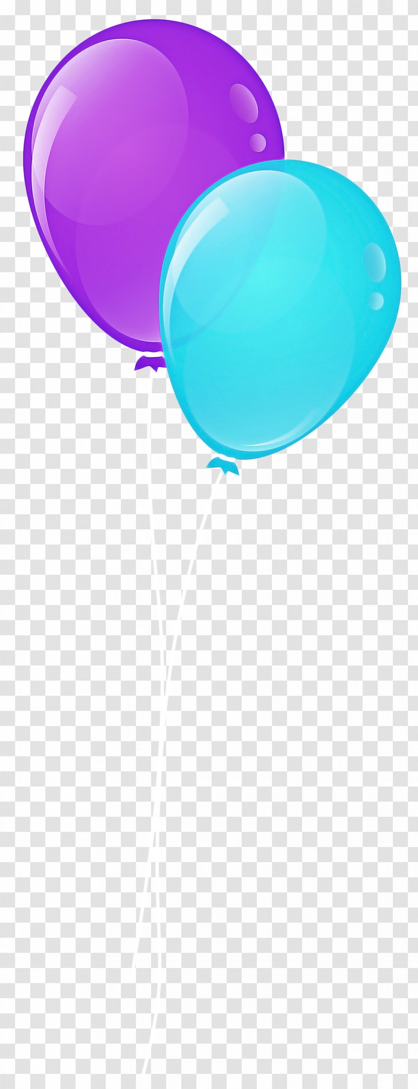Blue Balloon - Turquoise - Material Property Party Supply Transparent PNG