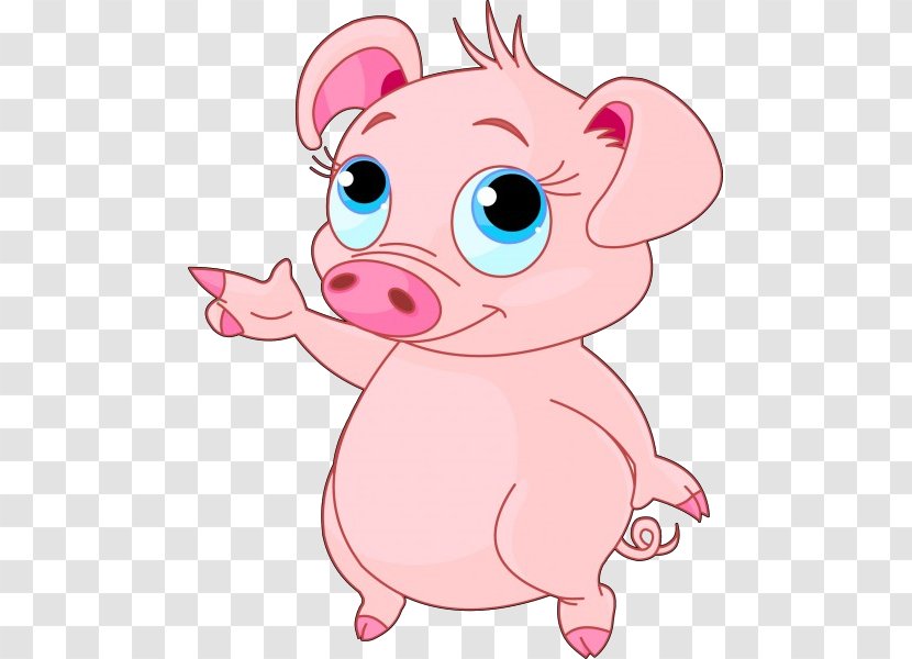 Pig Cartoon Royalty-free Clip Art - Anmiated Cliparts Transparent PNG