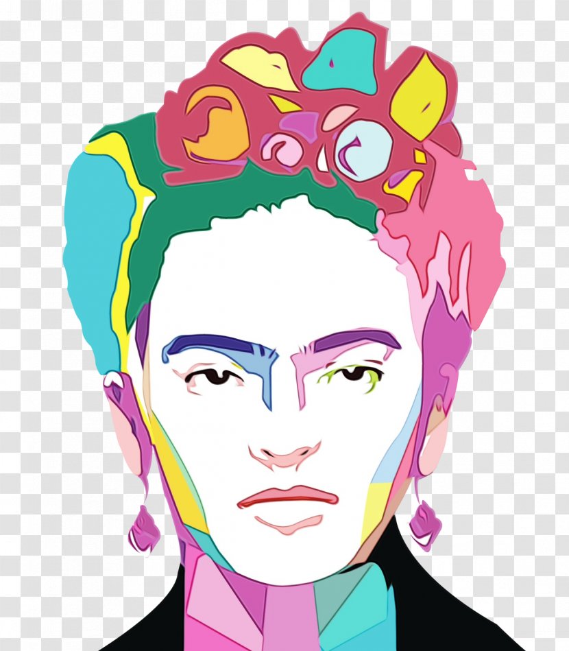 Painting Cartoon - Head - Style Magenta Transparent PNG