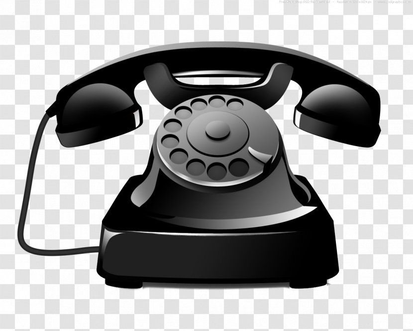 Telephone Clip Art - Hand-painted Transparent PNG