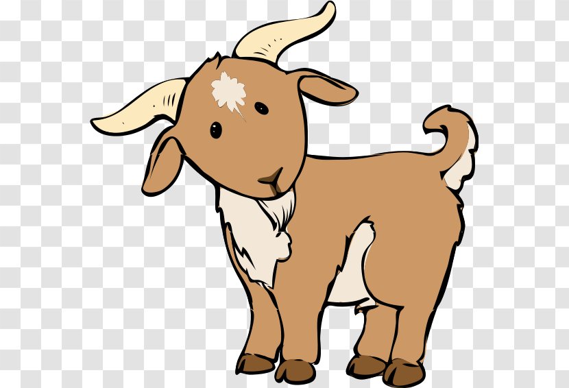Goat Cartoon Drawing Animation Clip Art - Animated Transparent PNG