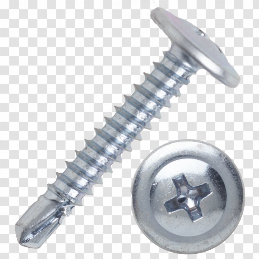 Self-tapping Screw Nail Bolt - Threaded Fastener - Image Transparent PNG