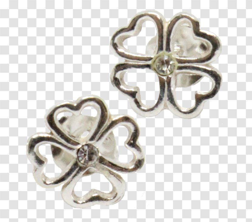Earring Silver Body Jewellery Jewelry Design - Earrings Transparent PNG