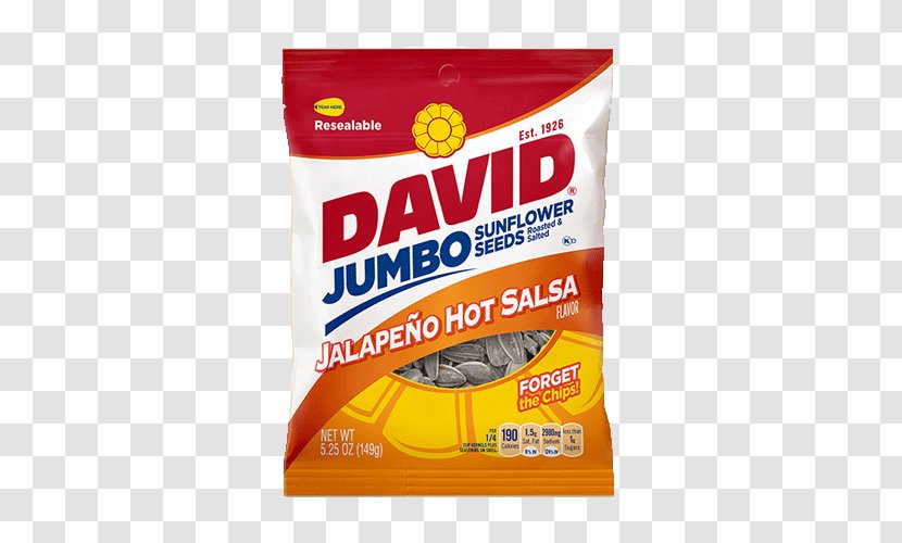 Salsa David Sunflower Seeds Nachos Jalapeño - Food - Salt Transparent PNG