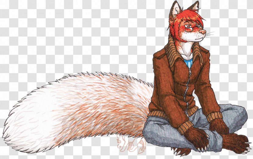 Red Fox Anthropomorphism Furry Fandom TV Tropes - Cartoon Transparent PNG