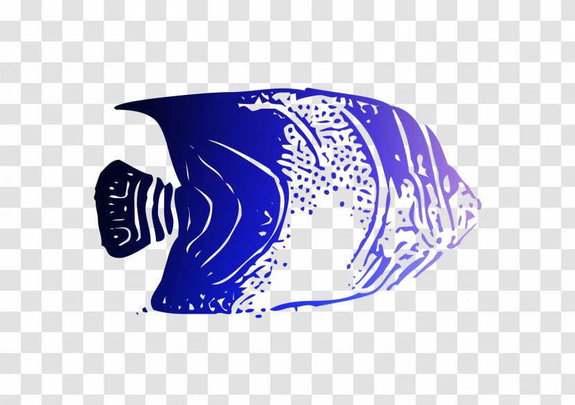 Fish Graphics Product Design Headgear Font - Cap - Blue And White Porcelain Transparent PNG