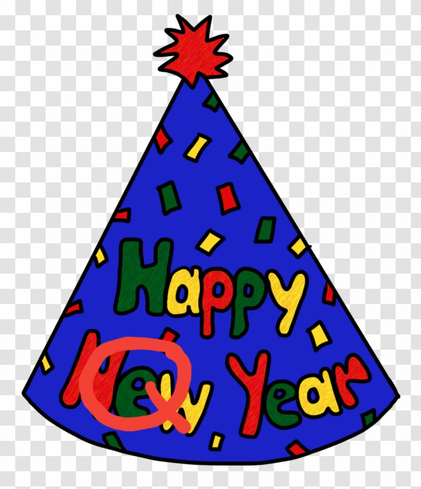 Party Hat New Year's Eve Clip Art - Christmas Tree Transparent PNG