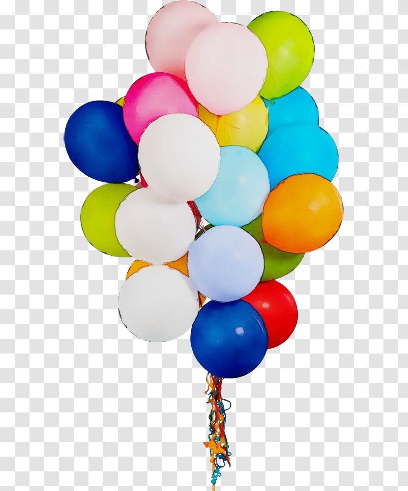 Watercolor Balloon - Toy Party Supply Transparent PNG