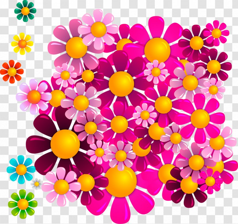 Paper Flower - Arranging - Colorful Flowers Transparent PNG