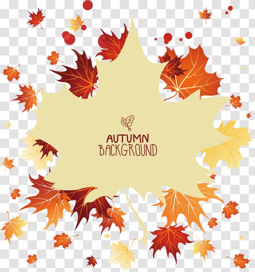 Leaf Decoration Material Picture - Autumn Transparent PNG