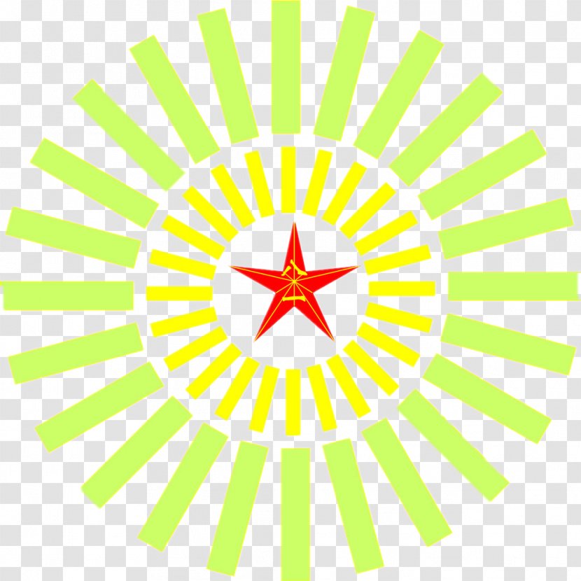 Red Yellow Five-pointed Star - Point - Eight One Transparent PNG