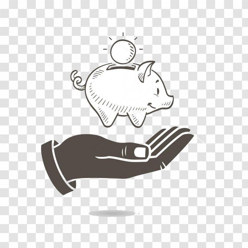 Symbol Royalty-free Clip Art - Cartoon - Piggy Bank Transparent PNG