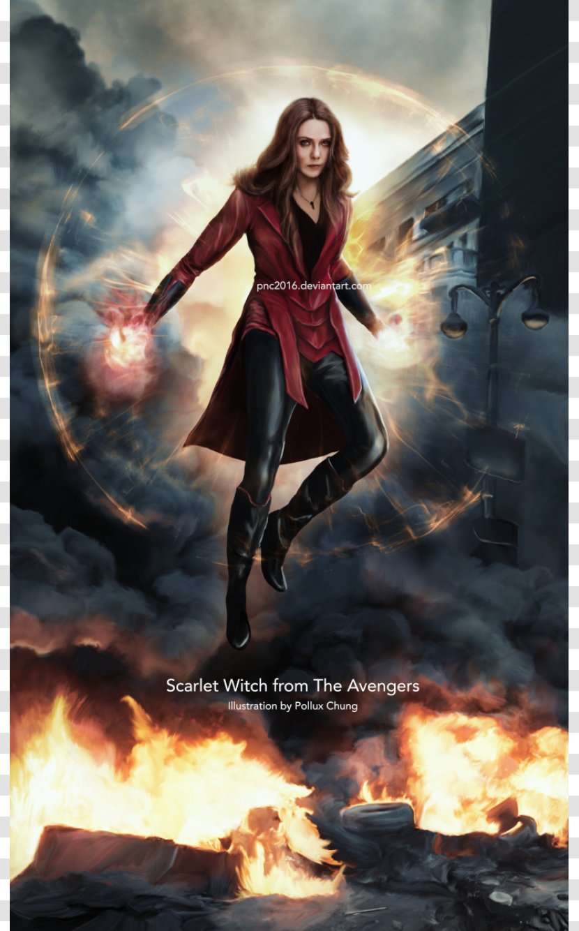 Wanda Maximoff Painting DeviantArt Photography - Frame - Scarlet Witch Transparent PNG