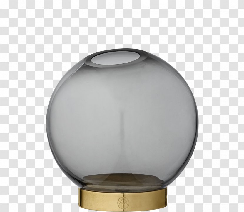Vase Brass Glass Globe - Jug Transparent PNG