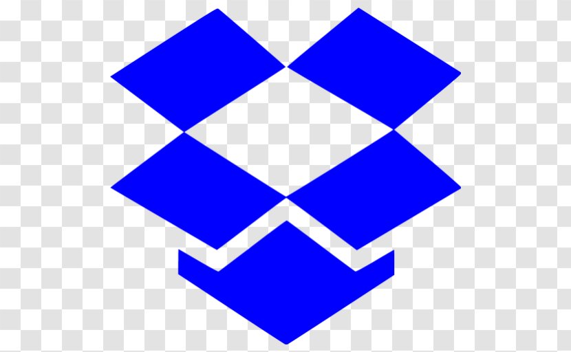 Dropbox - Electric Blue - Social Media Transparent PNG