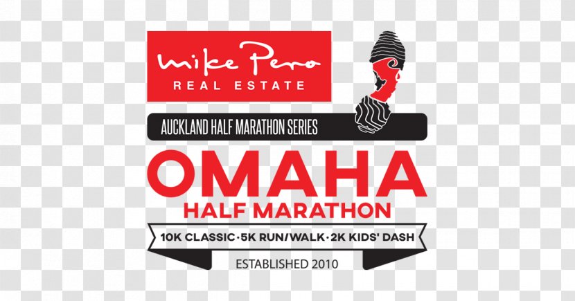 Mike Pero Omaha Half Marathon Running Logo - Label - Basingstoke Transparent PNG