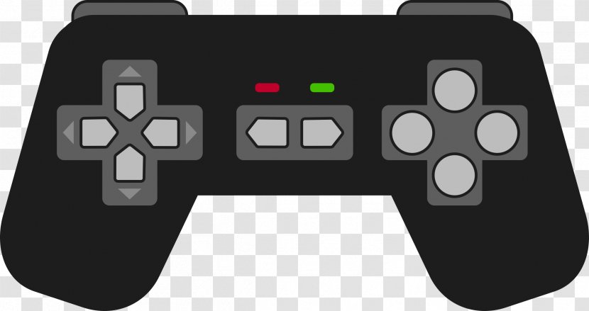 Black Xbox 360 Controller PlayStation 4 Wii Remote - Technology - Joystick Transparent PNG