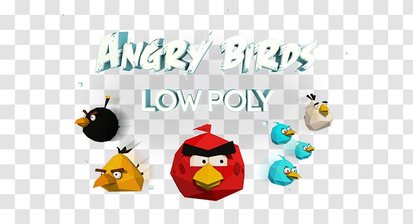 Angry Birds Low Poly Polygon 3D Computer Graphics - Artist - Parrot Transparent PNG