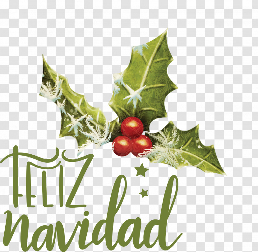 Feliz Navidad Merry Christmas Transparent PNG