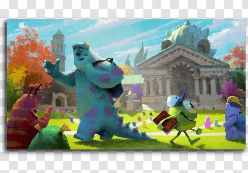 James P. Sullivan Monsters, Inc. Mike & Sulley To The Rescue! Pixar Concept Art - Grass Transparent PNG