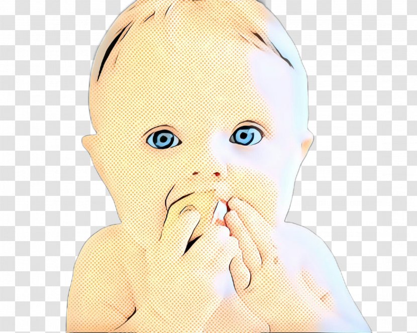Face Child Nose Skin Facial Expression - Vintage - Baby Cheek Transparent PNG