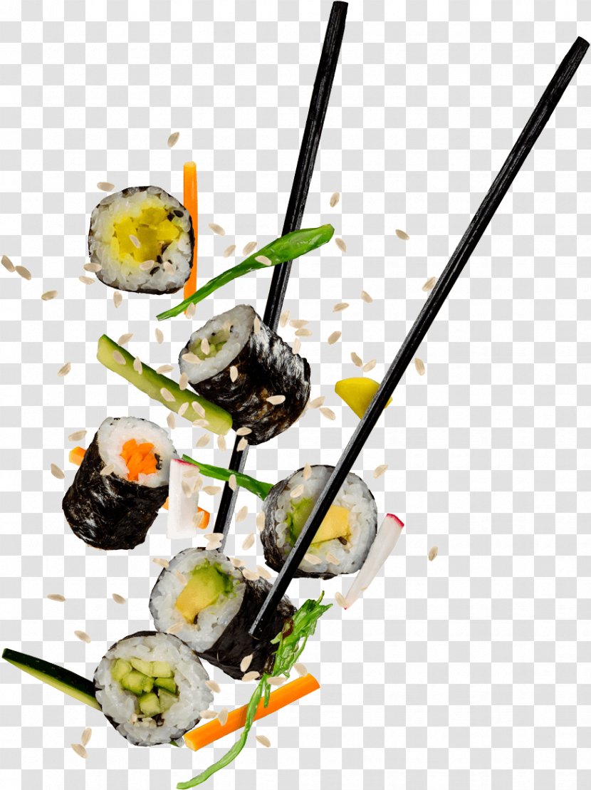 Sushi Japanese Cuisine Buffet Restaurant Food - Tableware - Dishes Transparent PNG