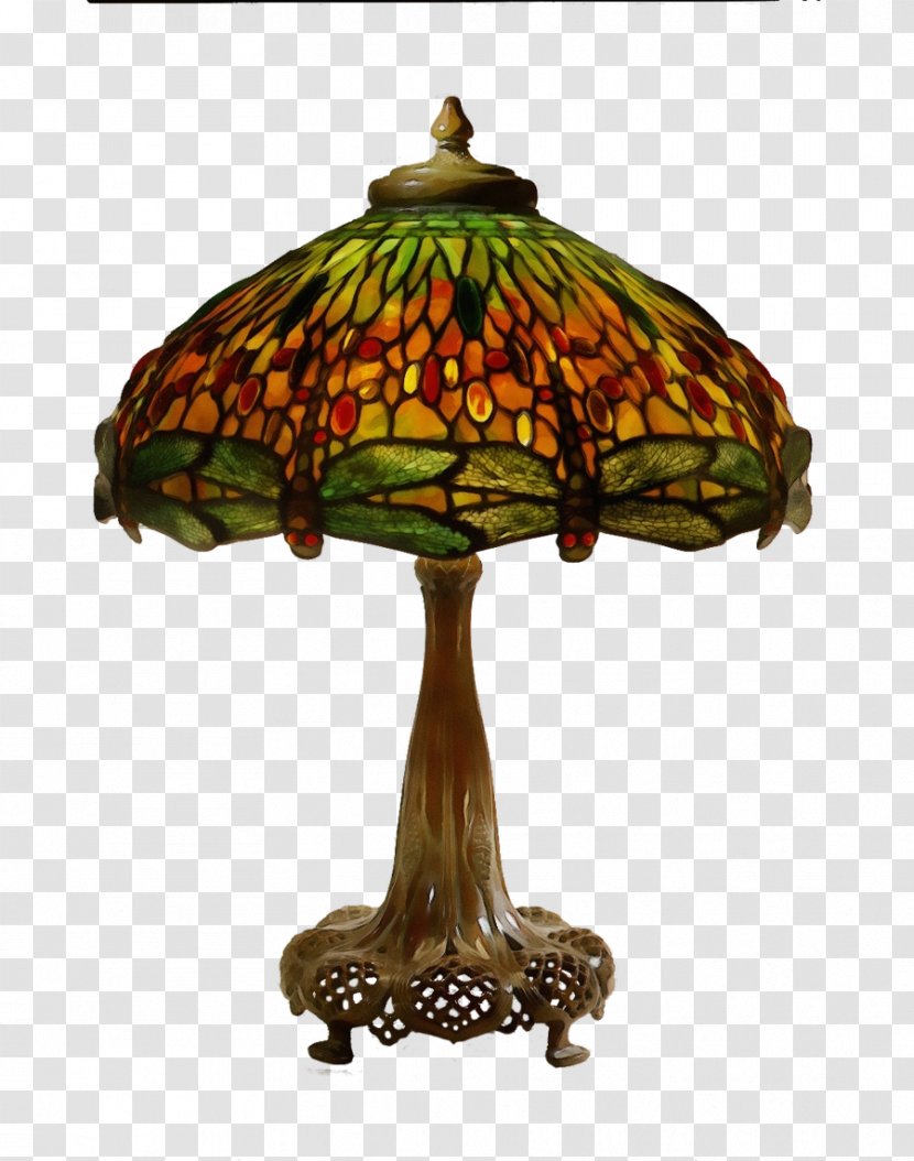 Electric Light Tiffany Lamp Kerosene - Lighting - Ceramic Transparent PNG