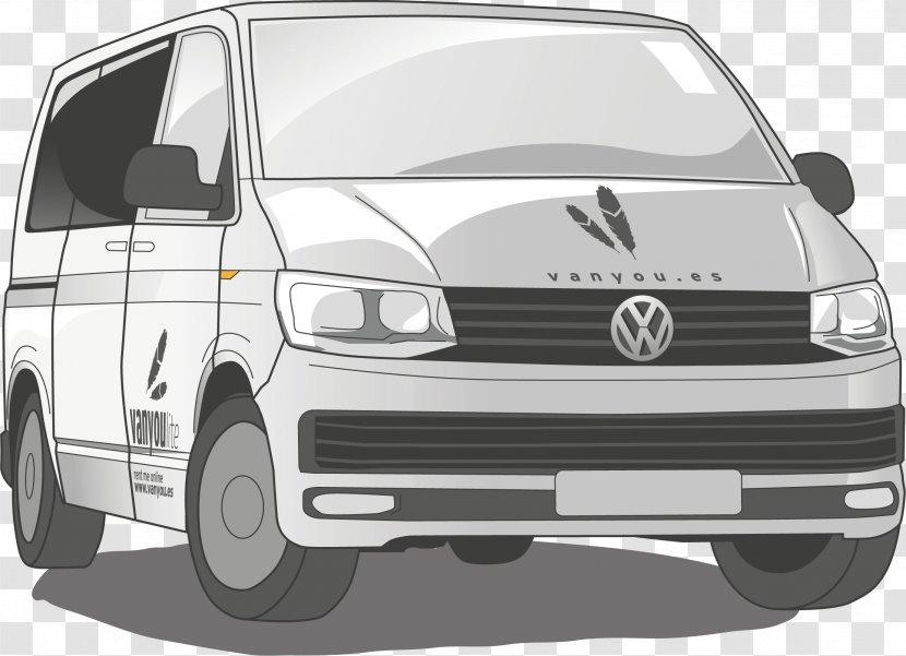 Bumper Volkswagen Compact Car Van Transparent PNG