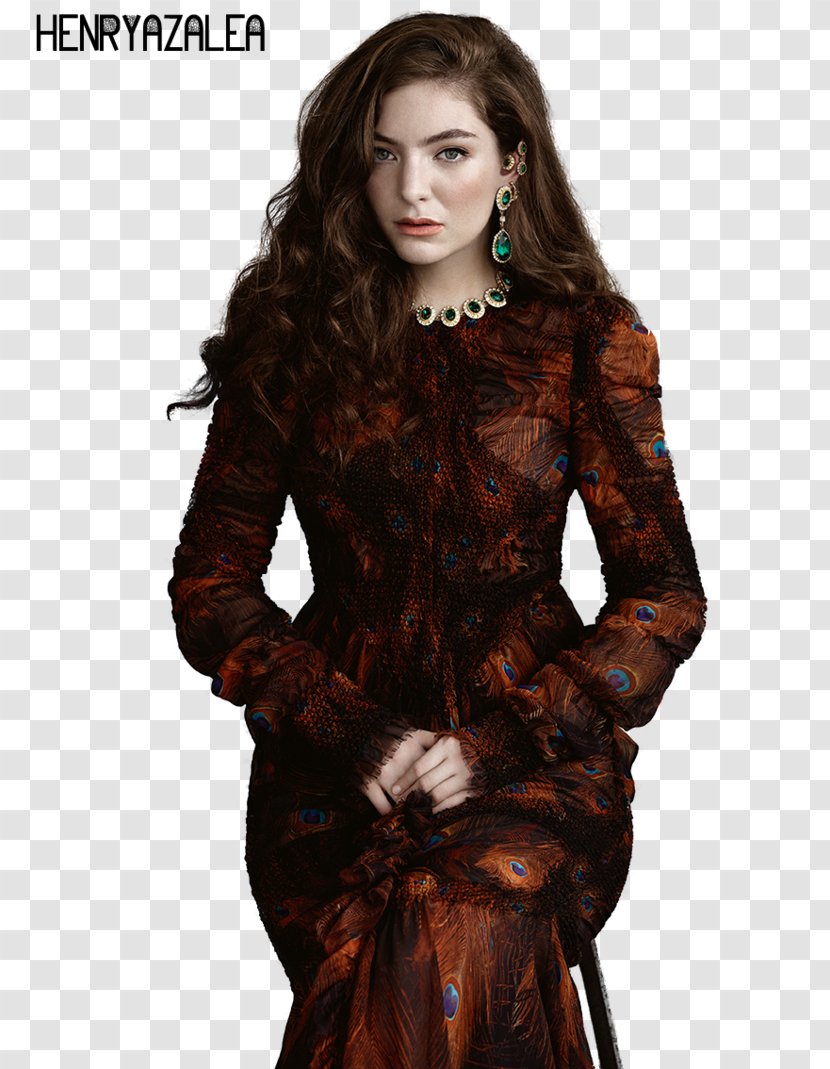 Lorde New Zealand Vogue Australia Magazine - Watercolor Transparent PNG