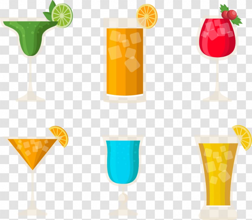 Cocktail Distilled Beverage Kombucha Alcoholic Drink - Non - A Variety Of Drinks Transparent PNG