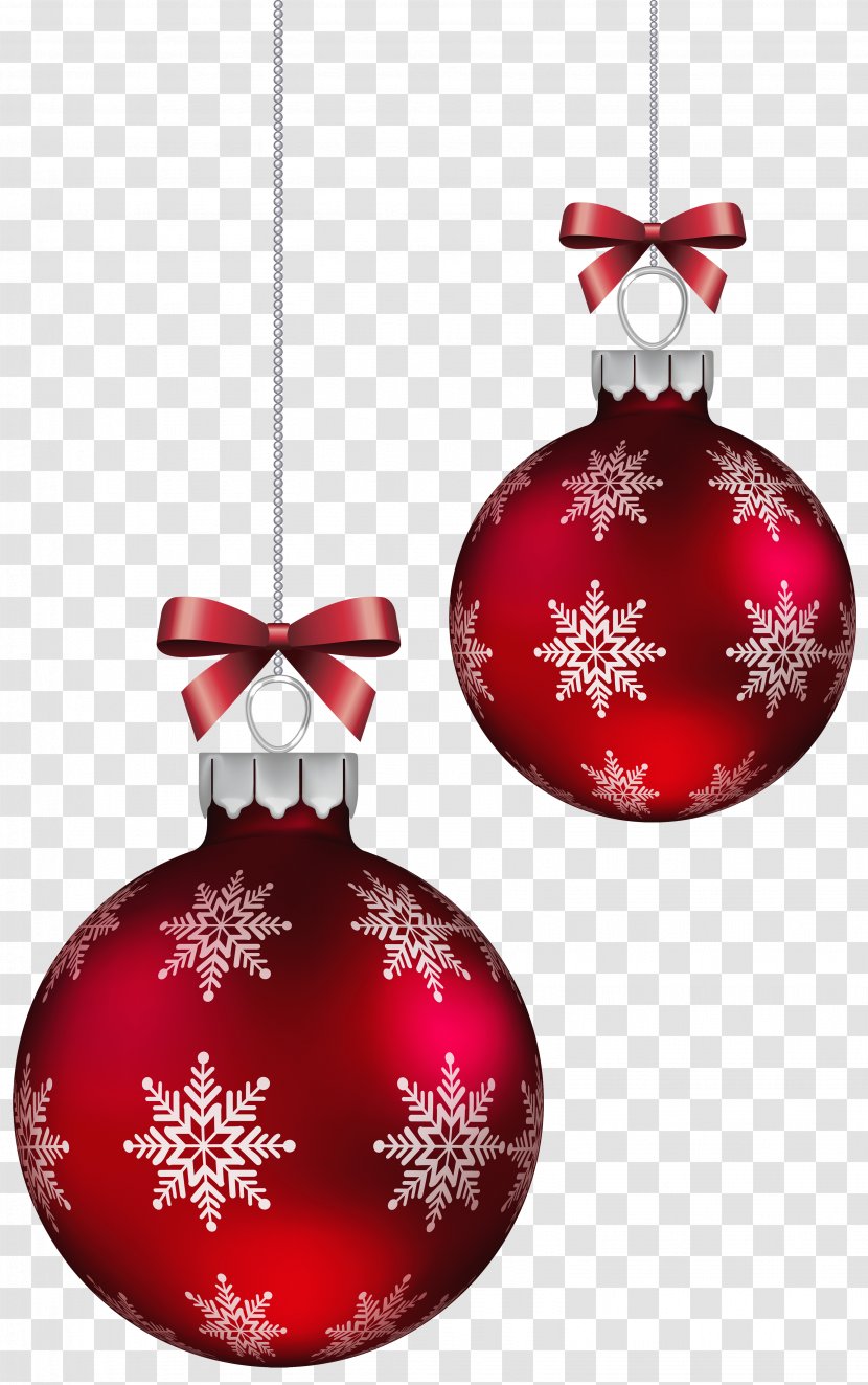 Christmas Ornament Icon Clip Art - Pattern - Red Balls Decoration Clipart Image Transparent PNG