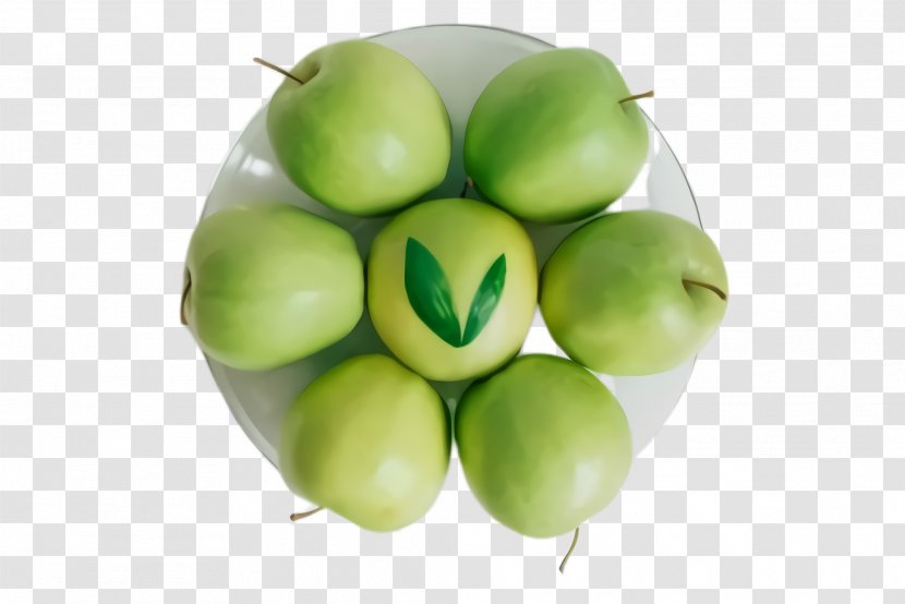 Green Fruit Plant Food Indian Jujube - Apple Granny Smith Transparent PNG