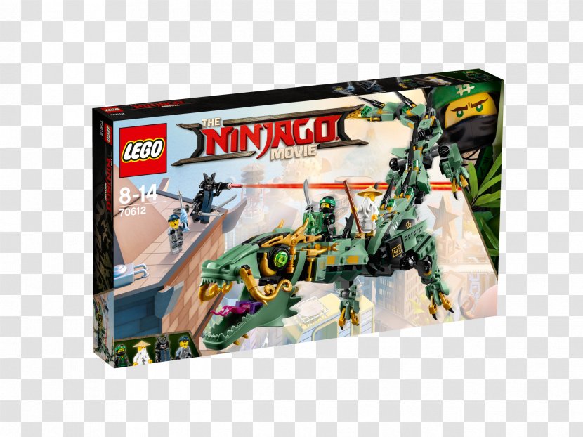 Lloyd Garmadon LEGO 70612 THE NINJAGO MOVIE Green Ninja Mech Dragon Toy - Lego Minifigure Transparent PNG