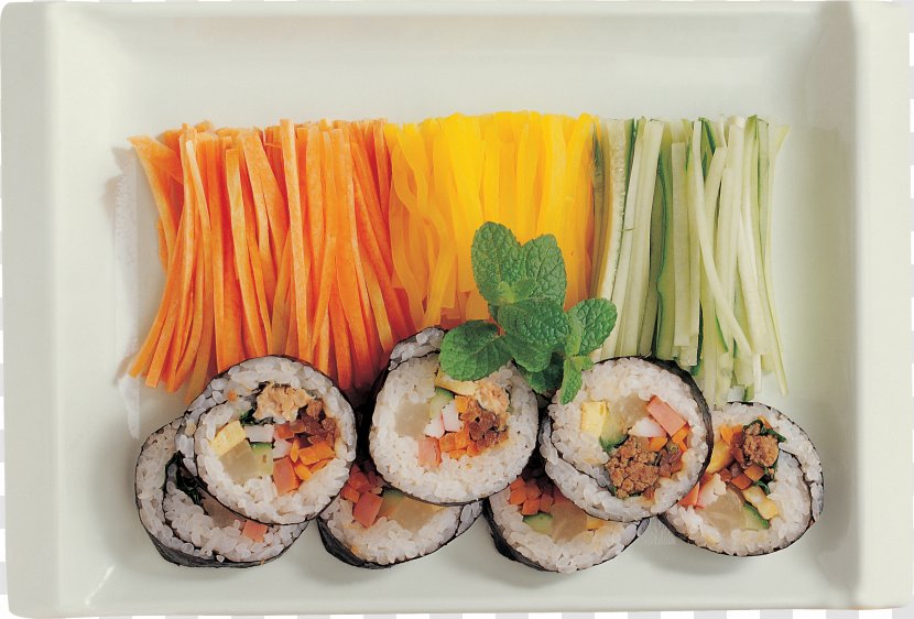 Sushi Japanese Cuisine Sashimi Makizushi Onigiri - Lunch - Rice Transparent PNG