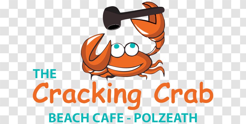 Cracking Crab Polzeath Logo Restaurant - Cartoon - Lovely Prawn Transparent PNG