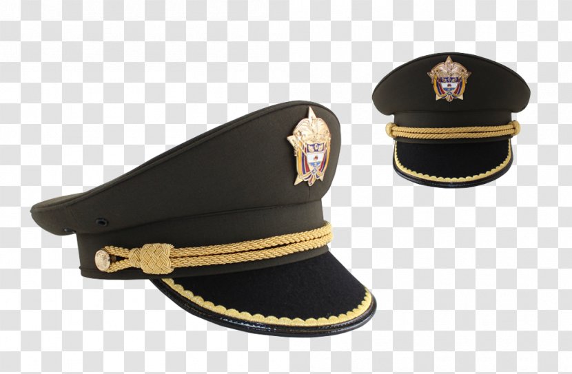Cap National Police Of Colombia Army Officer Kepi Transparent PNG